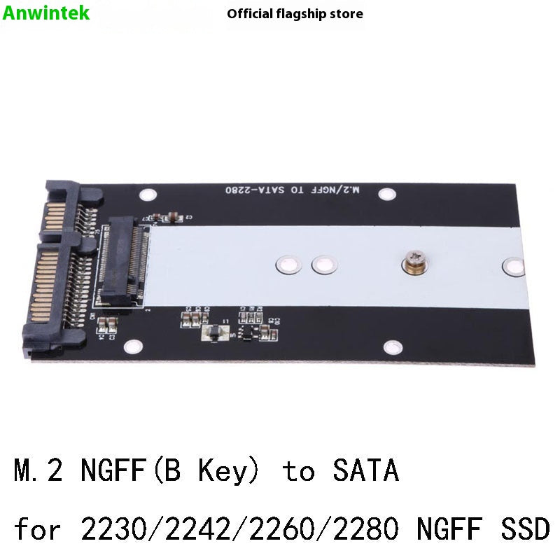 Carte d'adaptateur SSD pour disque dur à l'état solide MSATAm2 N