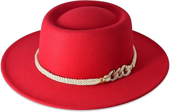 Chapeau haut vintage pour hommes et femmes en laine douce avec un dôme rond