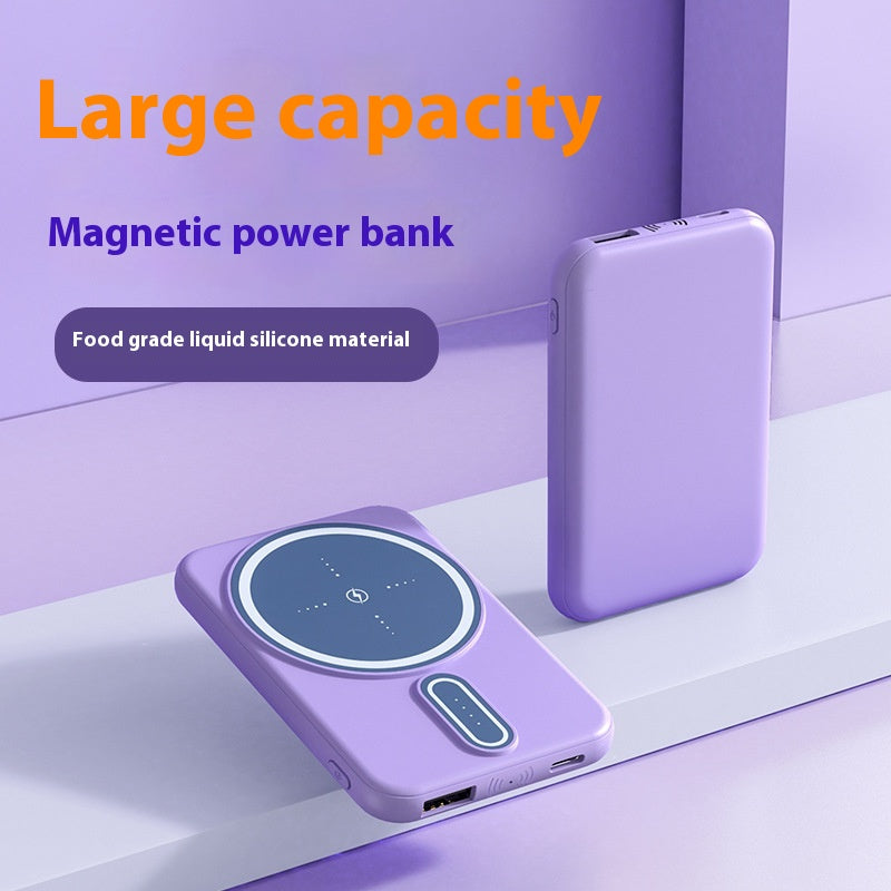 Chargeur magnétique sans fil Magsafe Power Bank 5000 MA