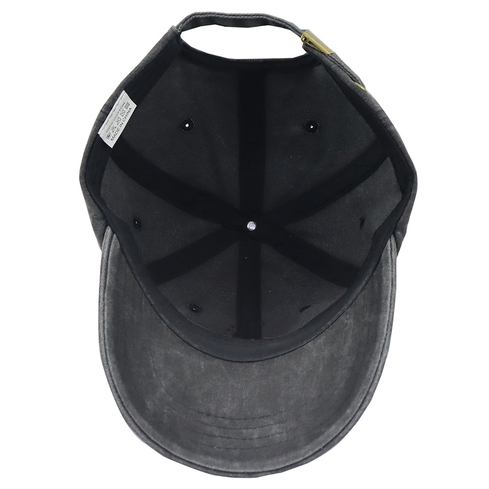 Casquette de baseball en coton lavé vintage 2pcs