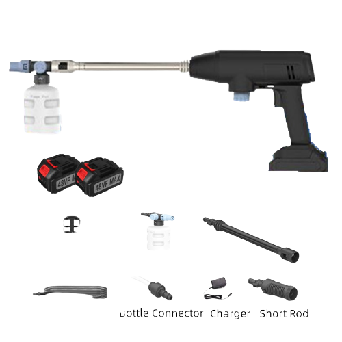 Batterie lithium sans fil Machine de lavage de voiture haute tension Charge portable