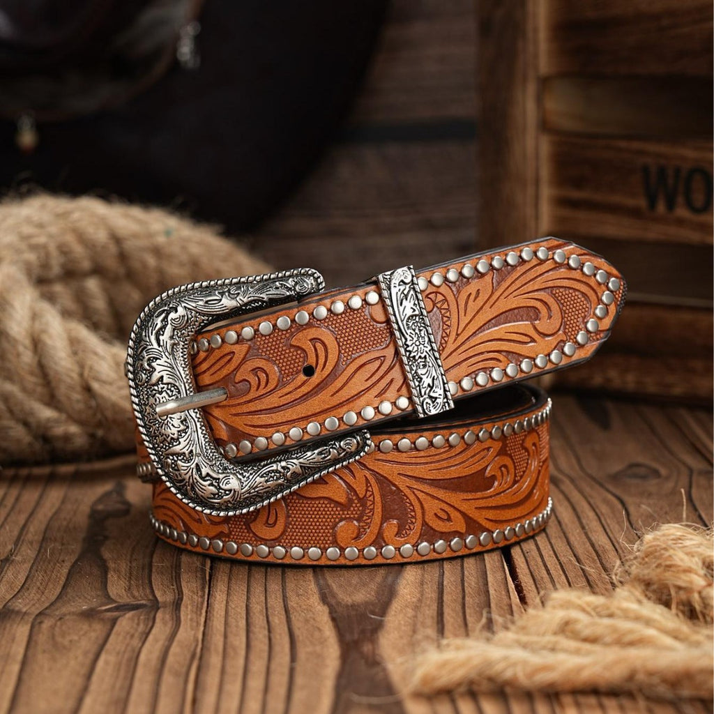 Ceinture rétro Western Cowboy pour femmes