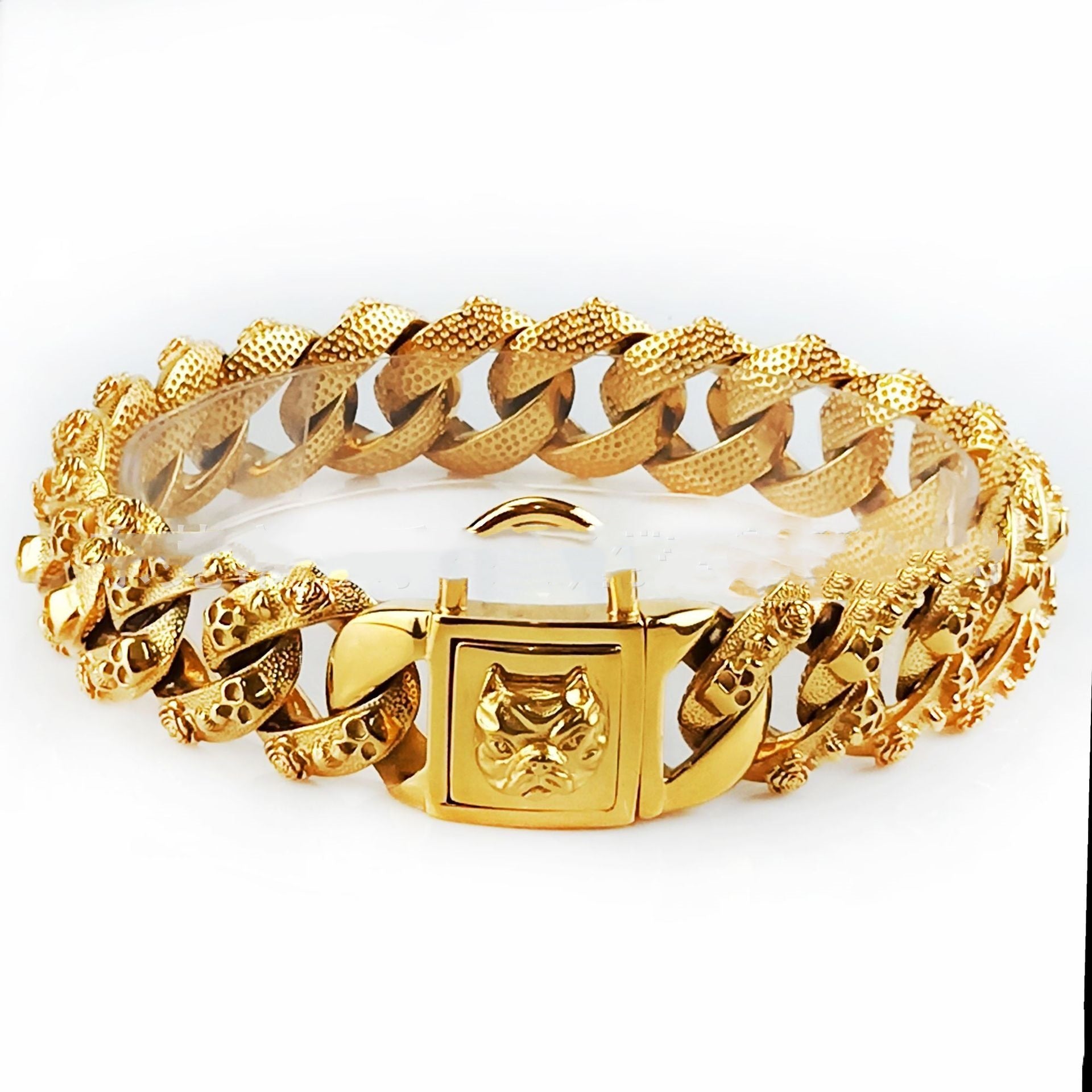 Collier de collier en acier inoxydable Crâne