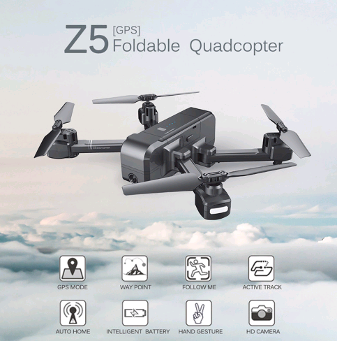 Quadcopter pliant