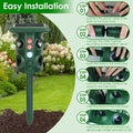 5 Modes Animal Repeller - Solar/USB Rechargeable