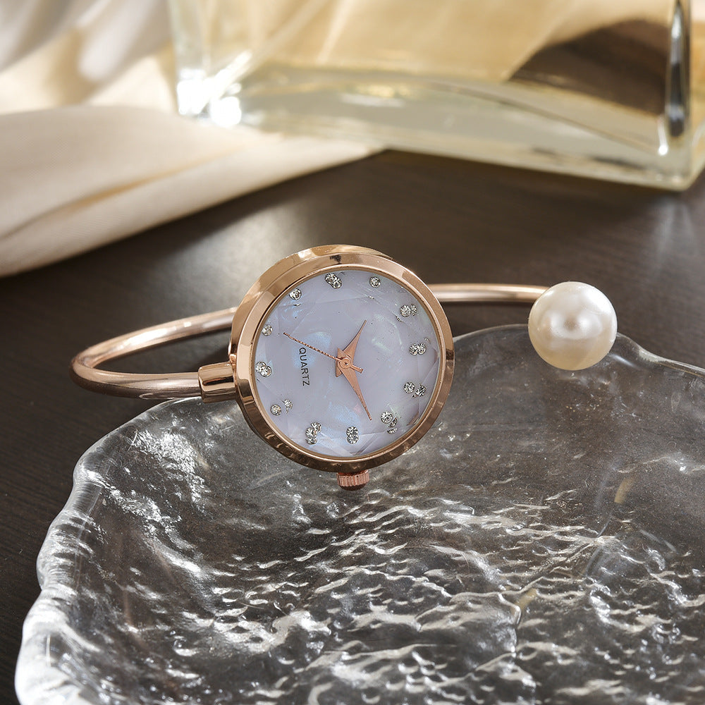 Fritillary-pattern Gradient style coréen Minimalist bracelet montre