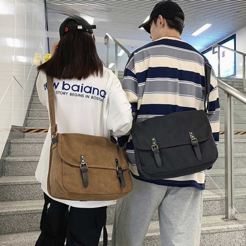 Fashion Personnalité Sac de toile rétro Casual Homme