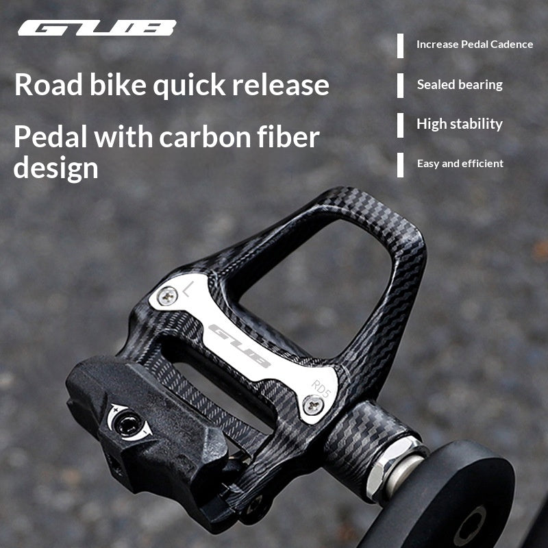 GUB RD5 Road Bike Pédales en alliage d'aluminium sans serrure
