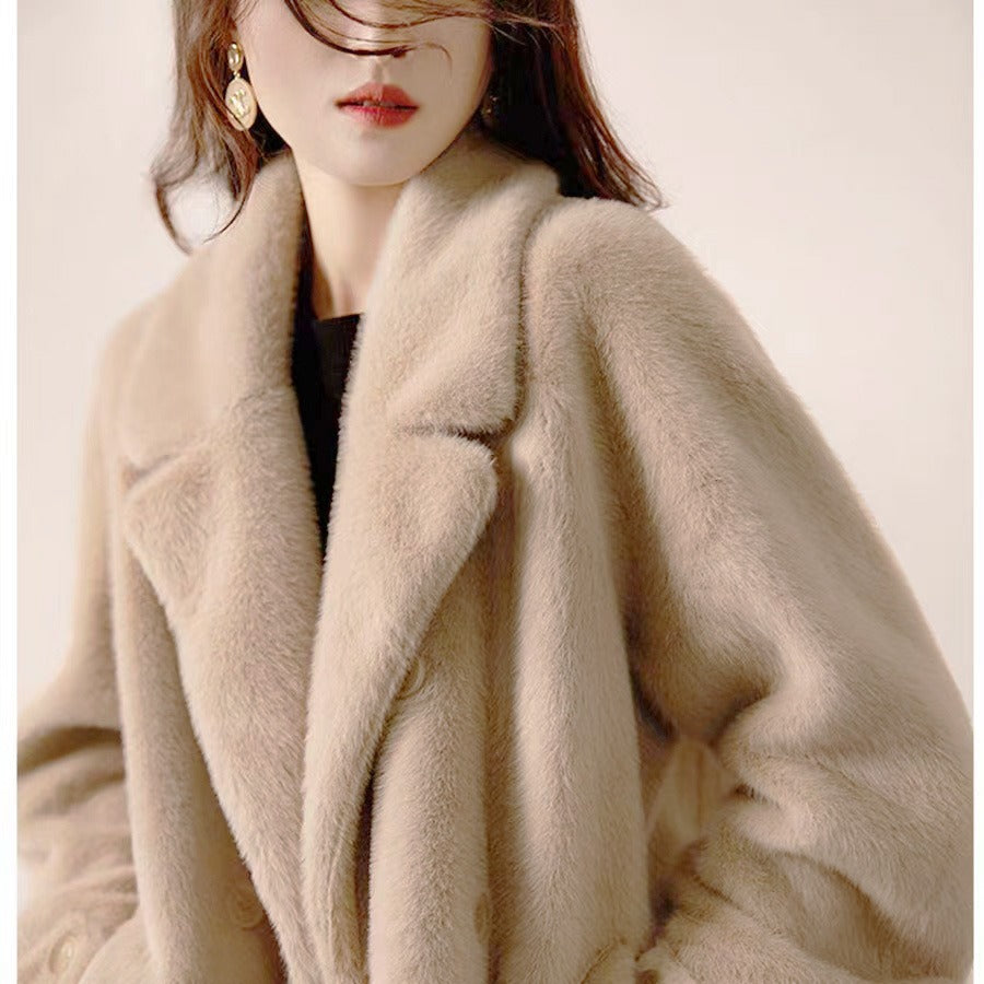 Manteau souple pour femmes au design unique en une seule pièce