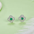 S925 Boucles d'oreilles Sterling Silver Clover