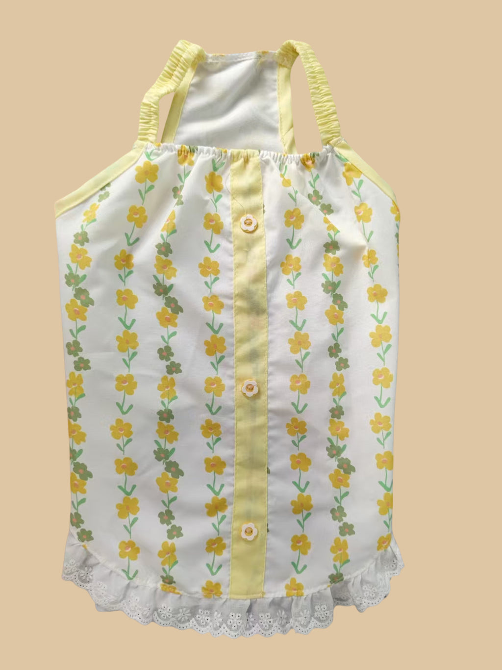 Pet Cat Hair-Proof petite robe de suspenseur floral