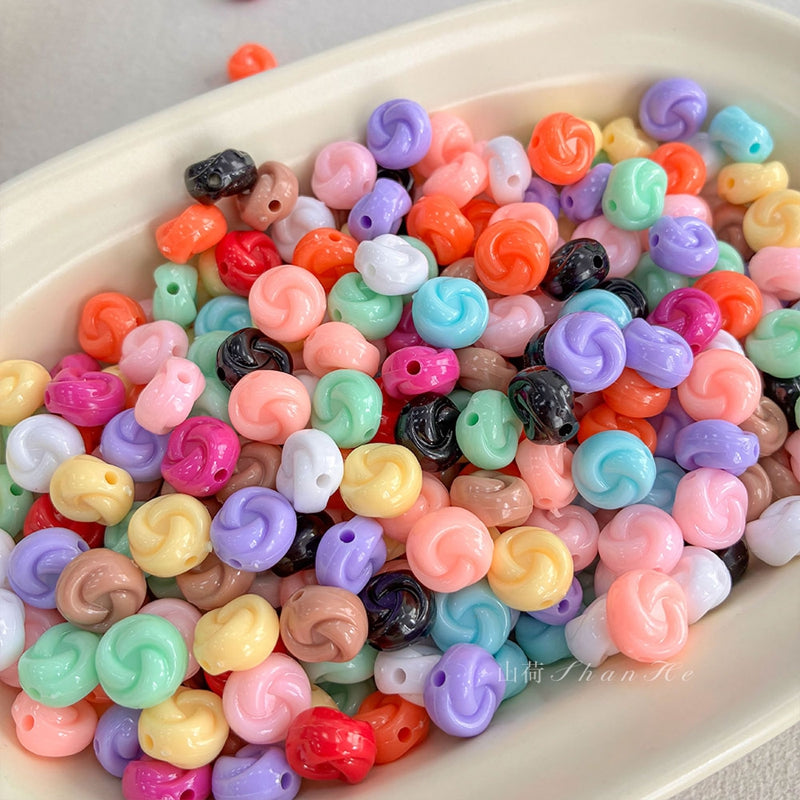 Perles pivotantes en couleur solide PS
