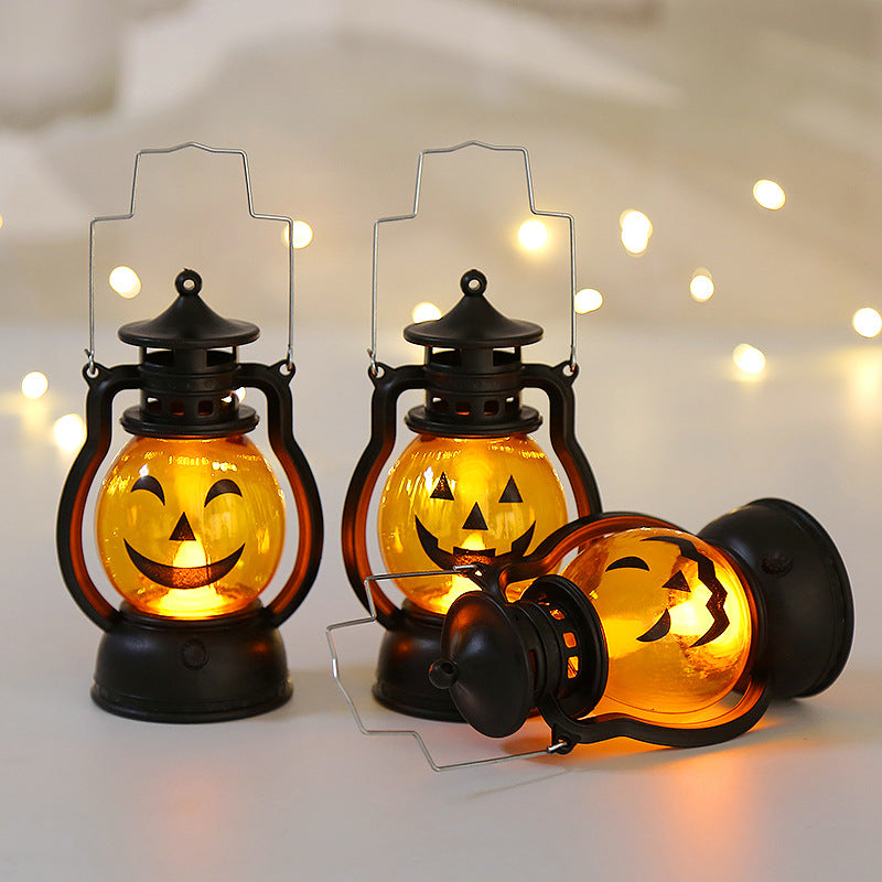 Halloween Pumpkin lumière maternelle Enfants Portable Horreur Ambiance Décorations Scène
