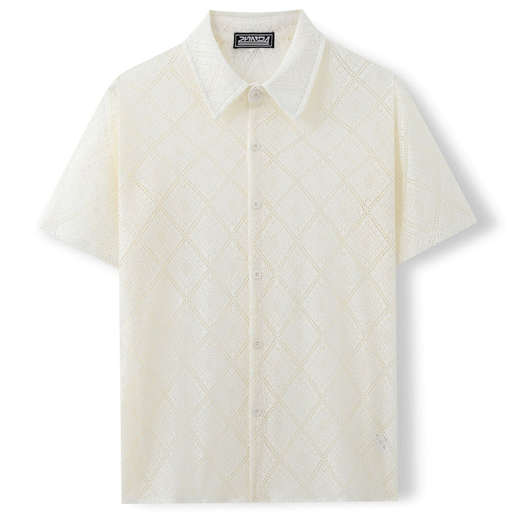 Men's short-sleeved casual shirt