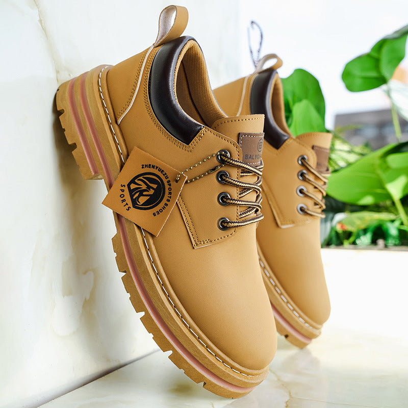 Hommes Casual Tout-Match Trendy Vêtements de travail Martin Bottes