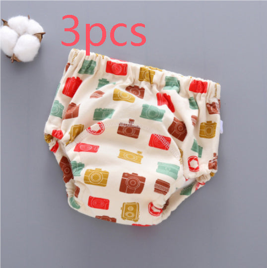 Pantalons d'entraînement pour bébés Lavable 6 couches Couverture de couche Gauze Apprentissage