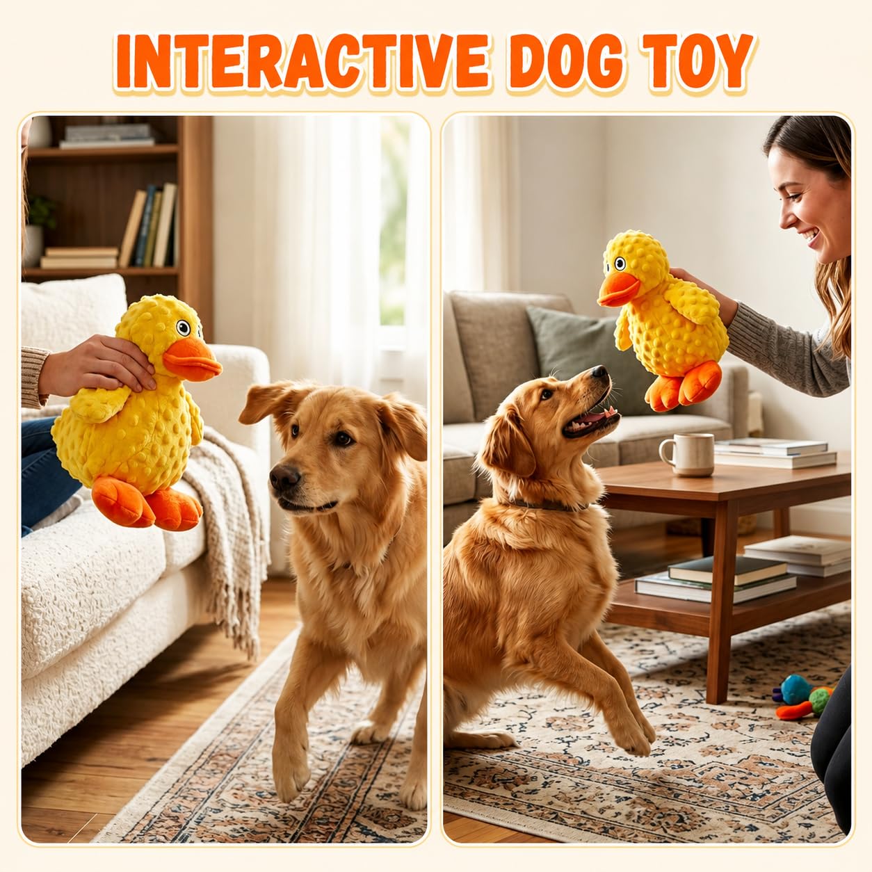 Jouet de chien en peluche durable