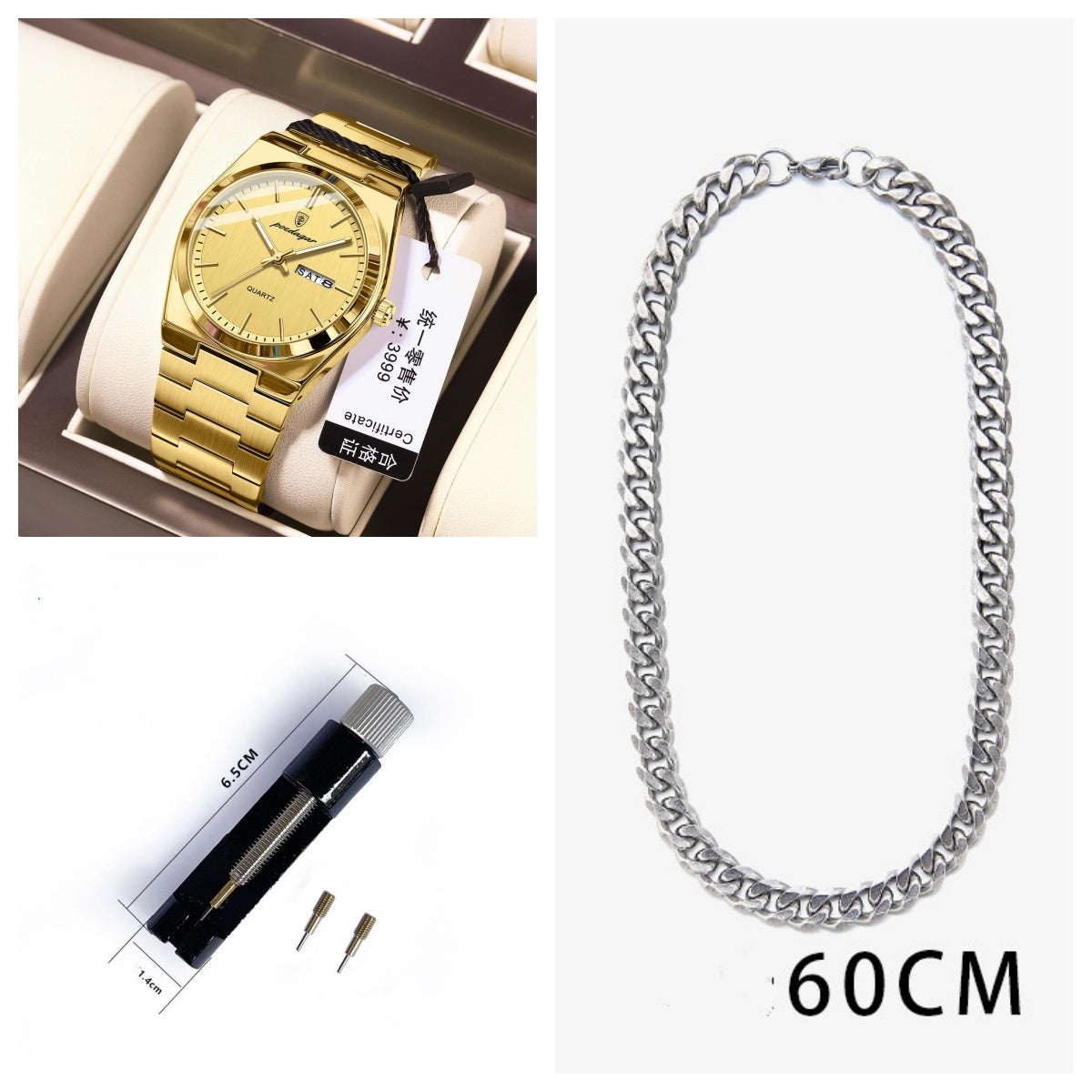 Montres Homme ultra-mince étanche Lumineux