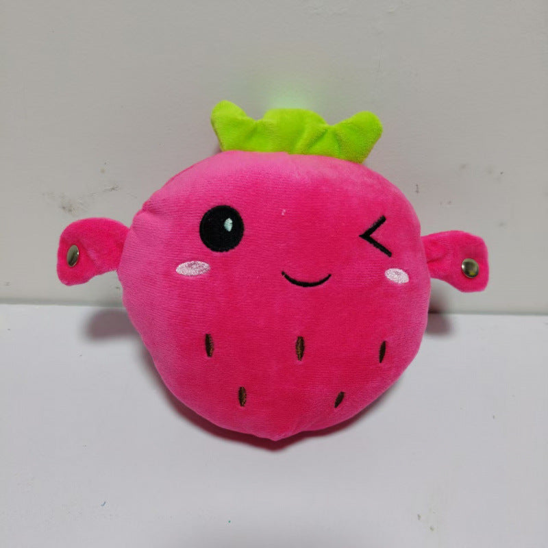 Jouet en peluche pour piano à sens des fruits