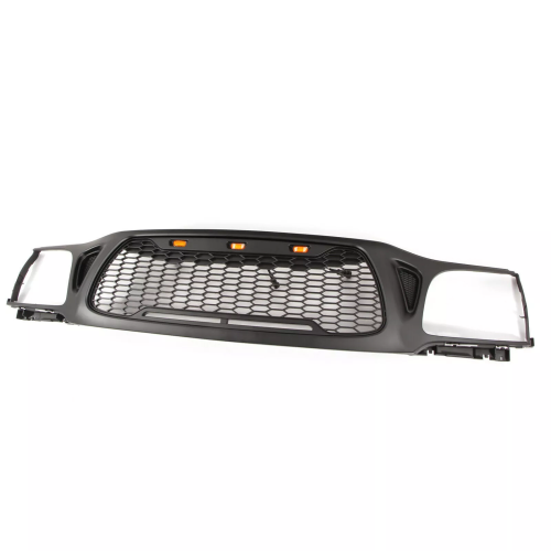 Grille avant convient pour Tacoma 2001 2002 2003 2004 Avec Amber LED Accent Lights Matte Black