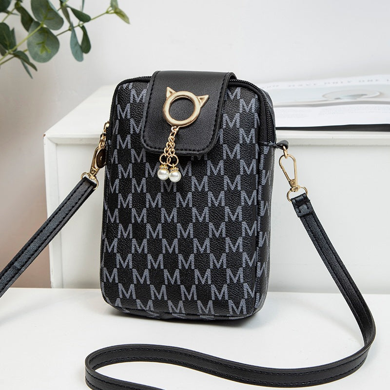 Sac transversal chic imprimé floral pour femmes