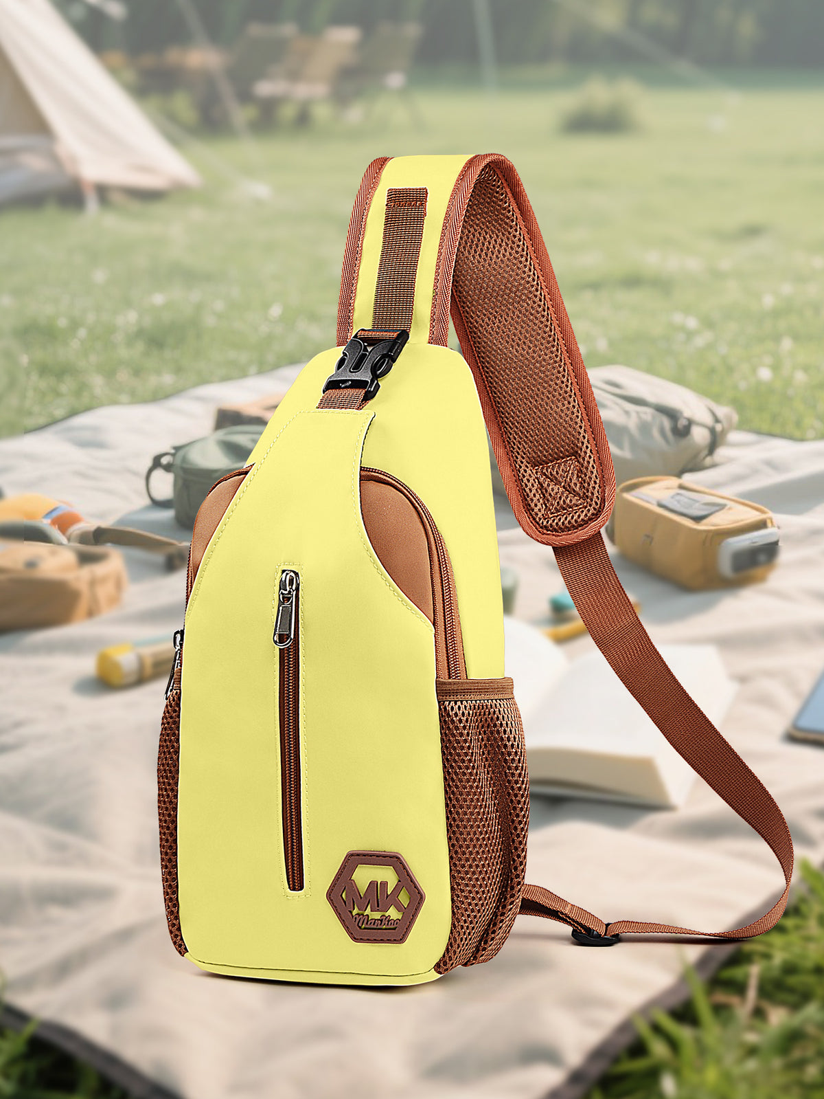 Sac Crossbody résistant à l'usure Sac à la mode de style coréen Outdoor Casual Chest Pack