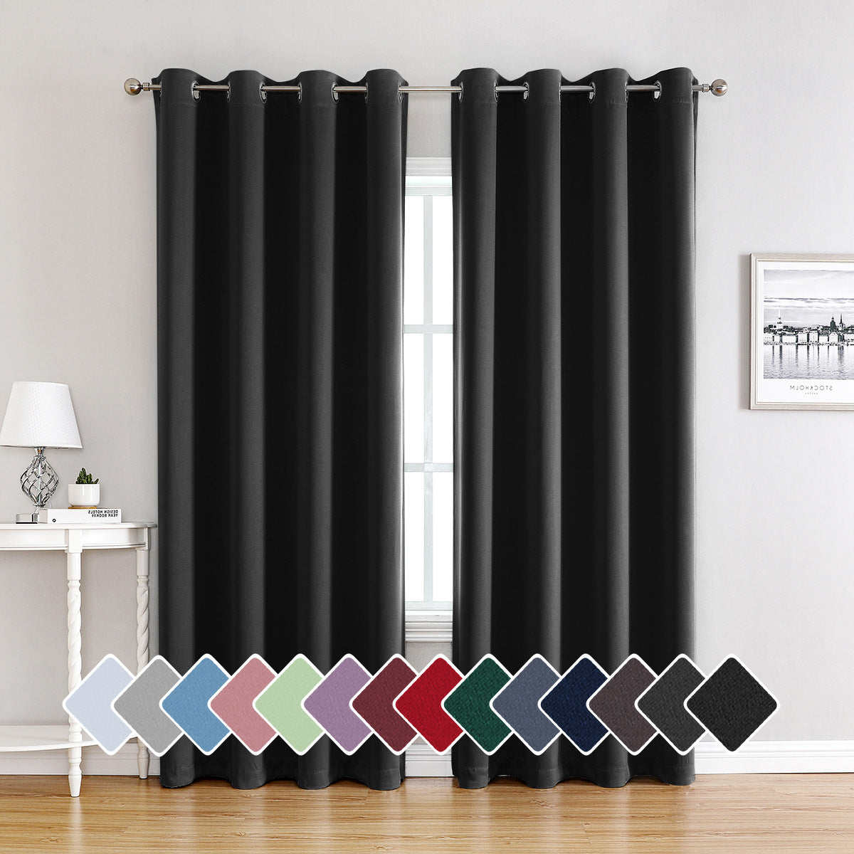 Moderne simple haute précision Shading Rideau prêt à l'emploi