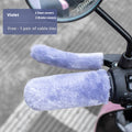 Handlebar Cover Winter Set-Purple-One Size-1
