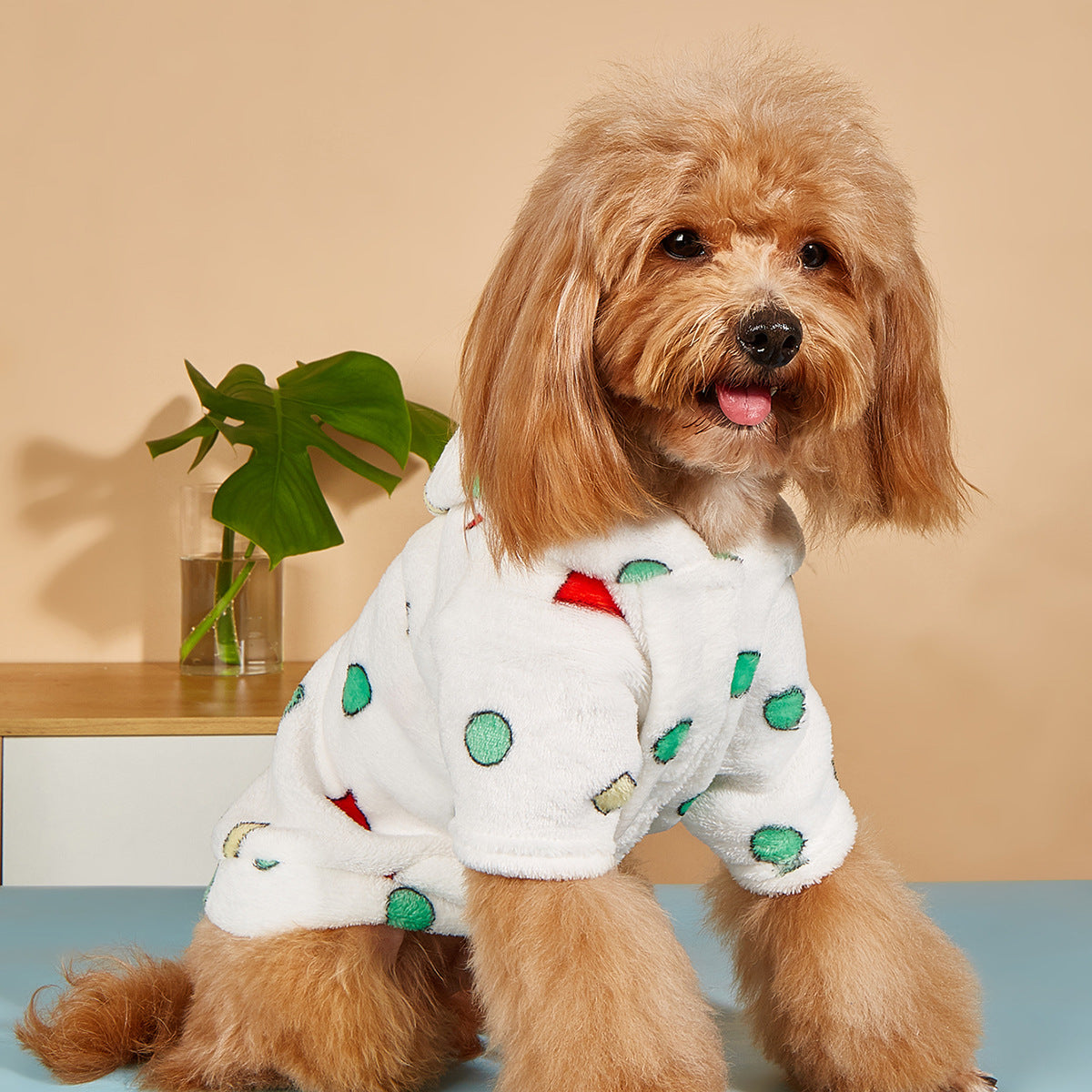 Manteau en peluche chaude pour petits chiens