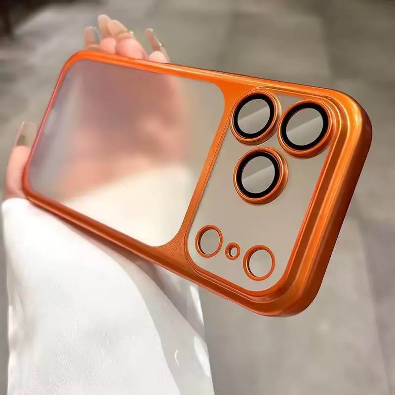 Pour I Téléphone 17 Pro Max Couverture de téléphone Orange