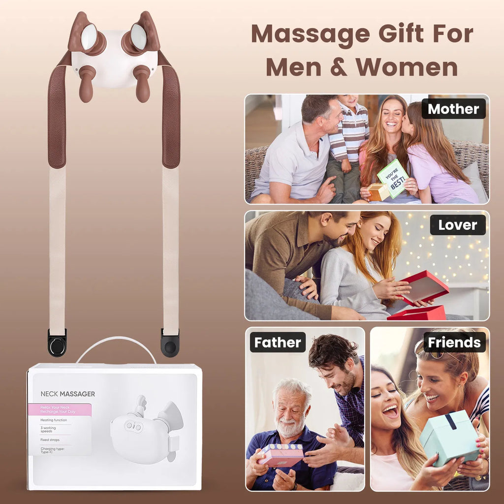 Massager sans fil Shiatsu Col avec chaleur