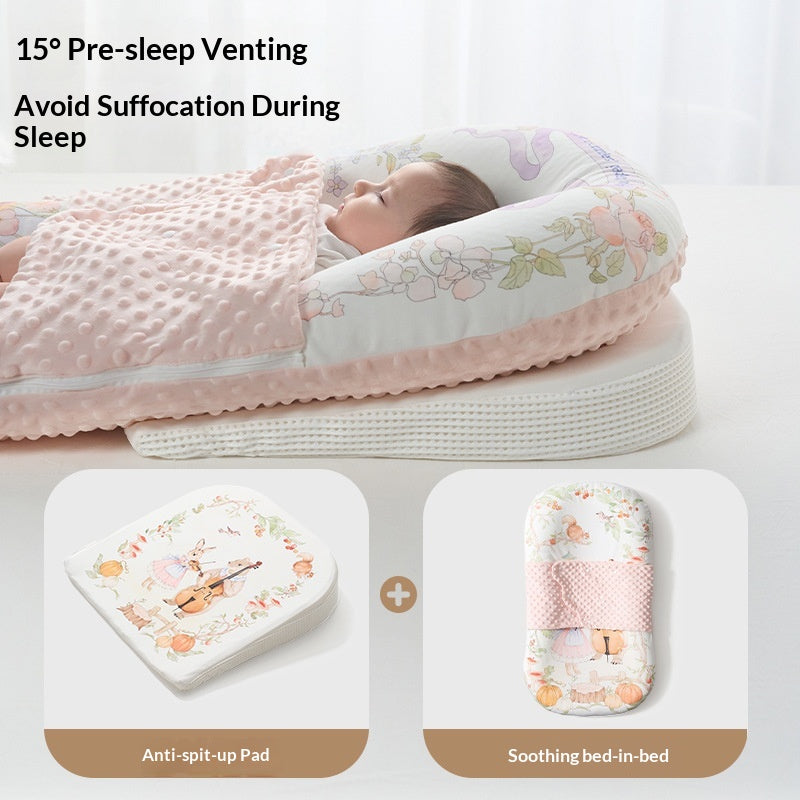 Lit-en-Bed bébé nouveau-né anti-pression tapis de couchage et nid pour bébés