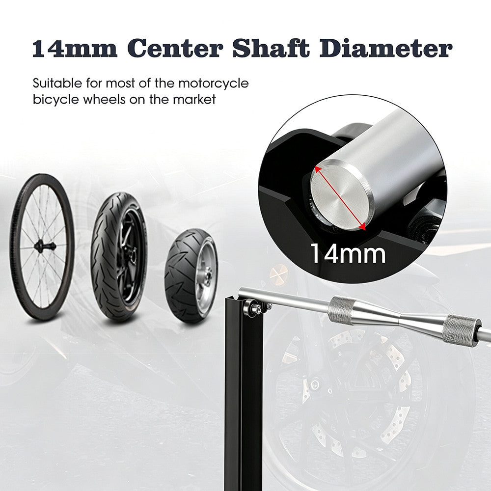 Balanceur de pneus de Torcycle Vélo de vélo Rim Pneu d'équilibrage Spin Stand statique de serrage