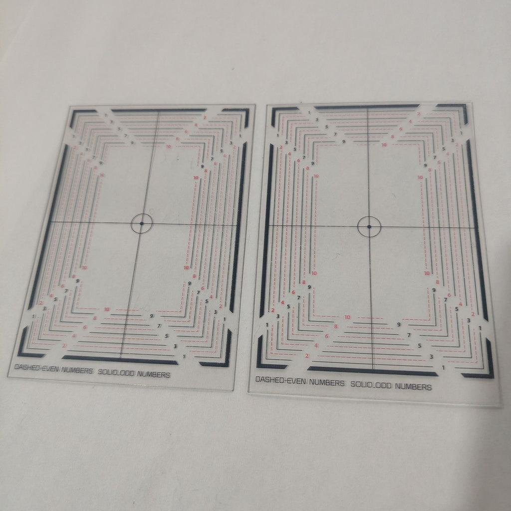 Cartes à jouer en plastique PET à haute transparence avec carte de centrage