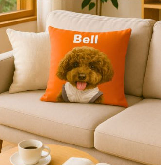 Canapé Appui-tête Coussin en peluche courte Imprimé Couverture d'oreiller
