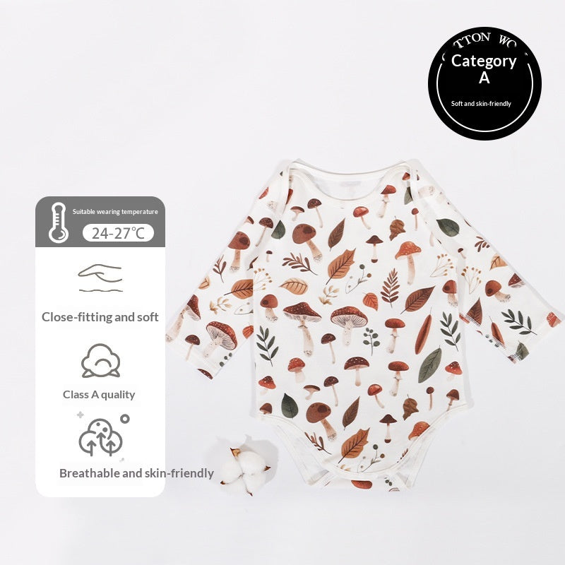 Romper de coton pur sans os pour bébés