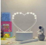 3D Acrylique Conseil d'écriture Message Tableau de lumière LED