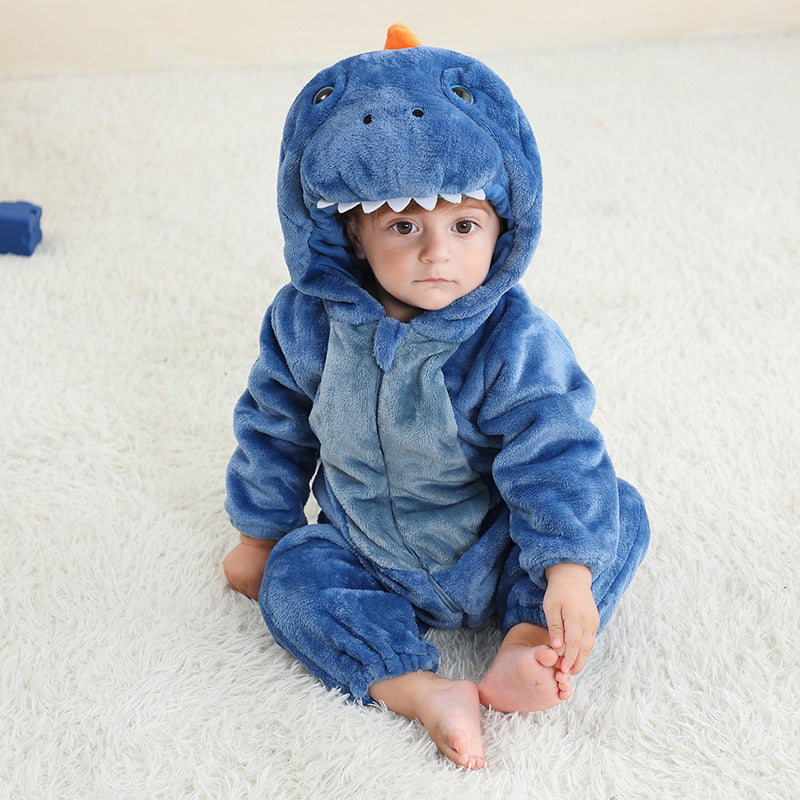 Flannel animal onesie pour les enfants