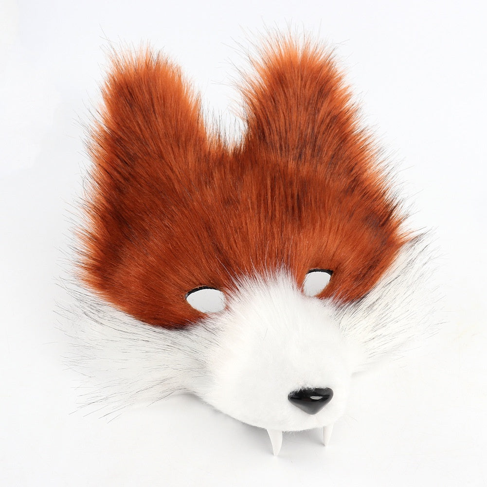 Ensemble 3D de masque de loup de simulation d'Halloween
