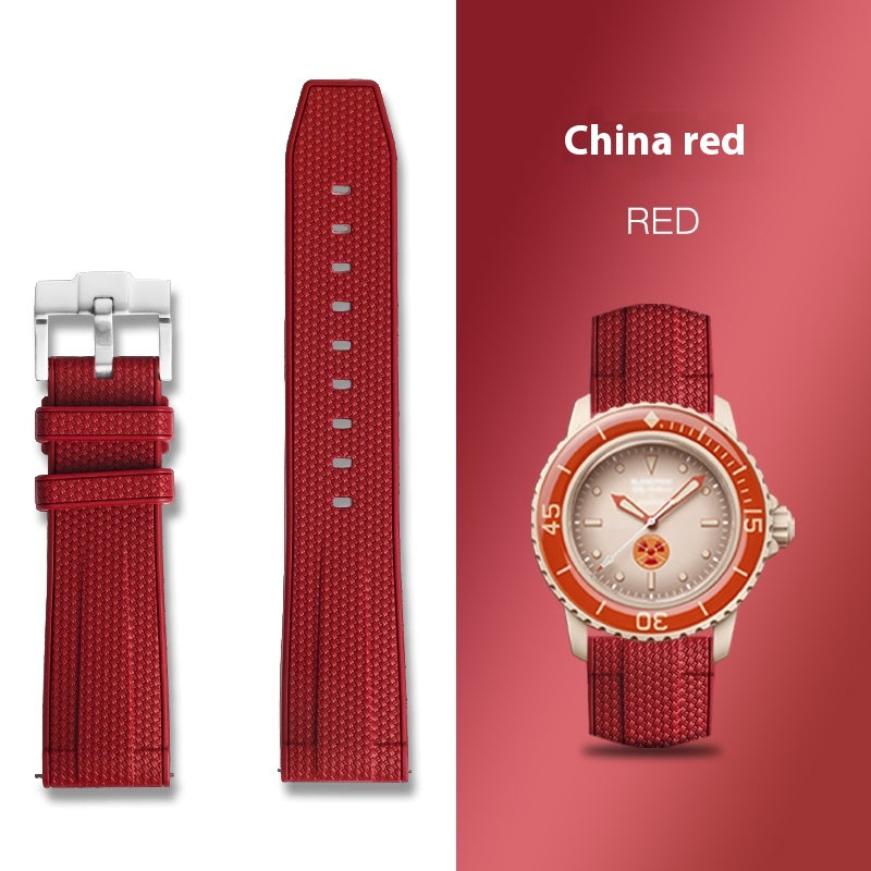 Bracelet de montre de sport en silicone en caoutchouc