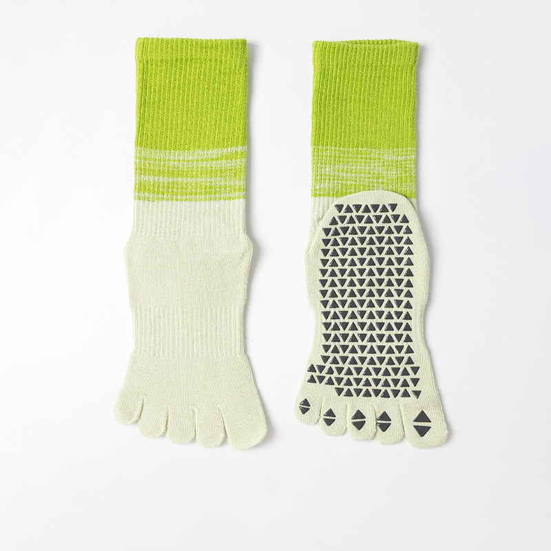 Chaussettes de yoga à cinq doigts pour les femmes