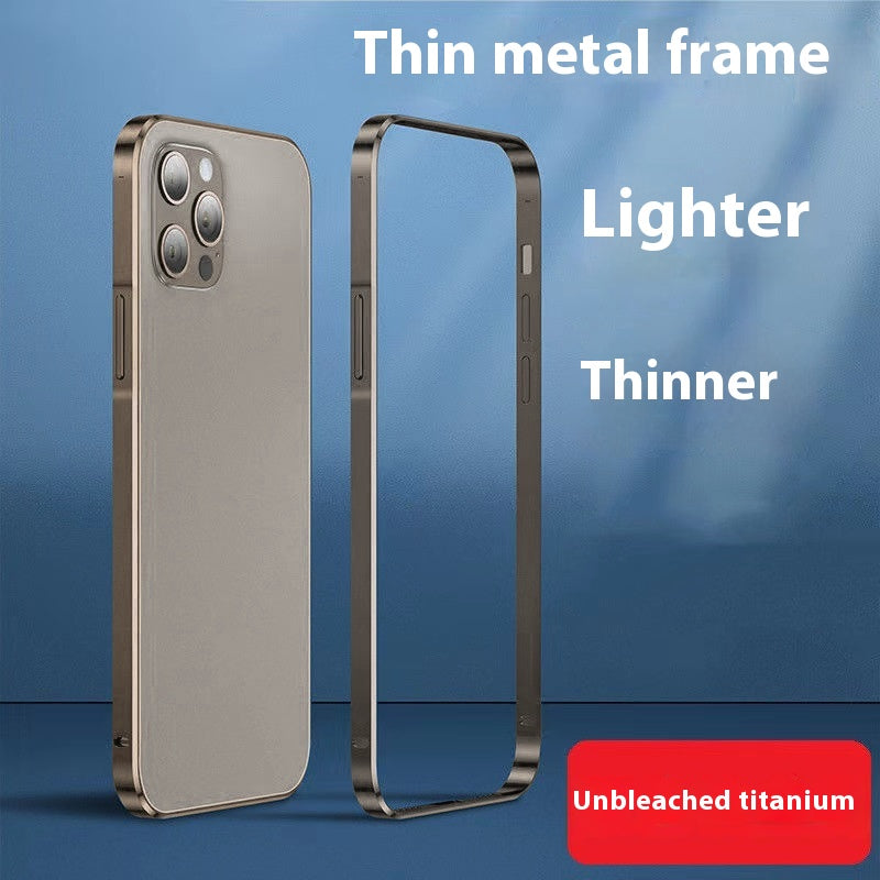 Boîtier de téléphone à cadre métallique