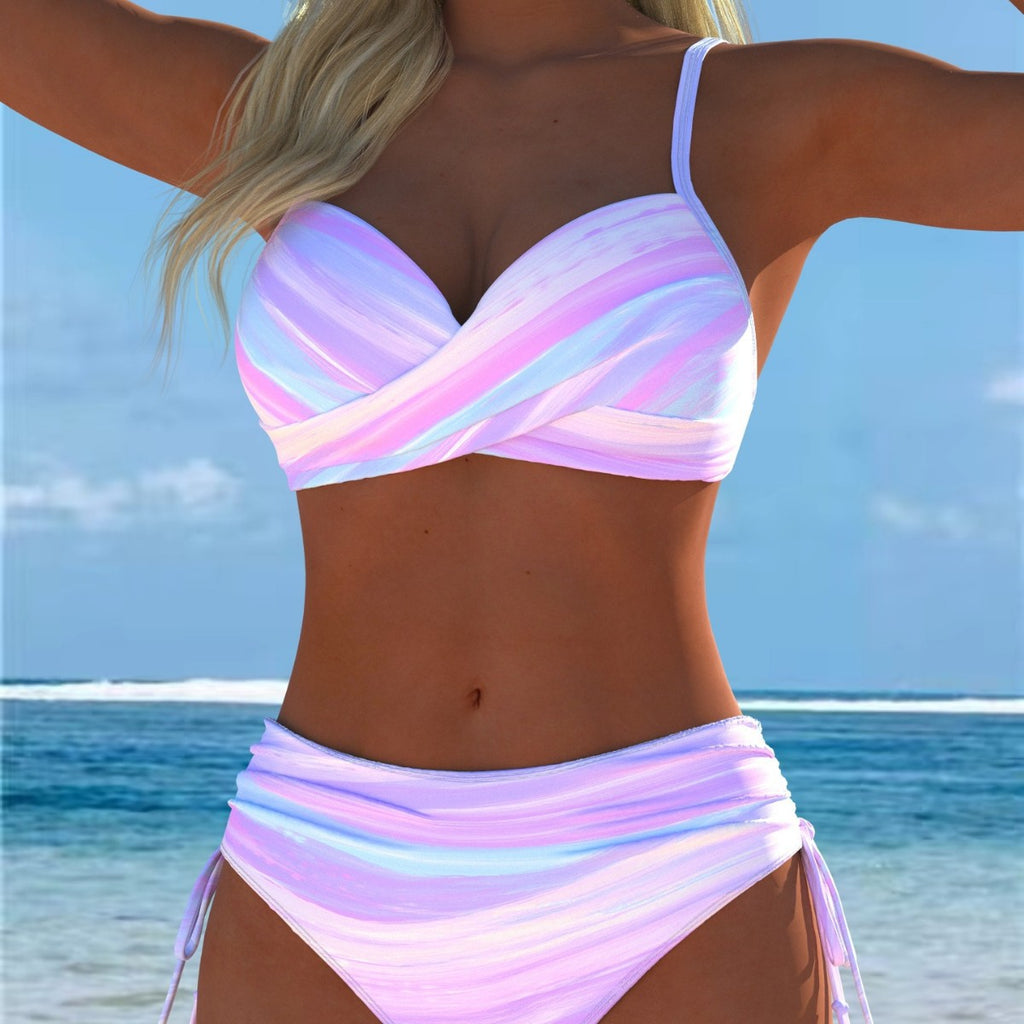 Ensemble de maillots de bain en deux parties imprimé