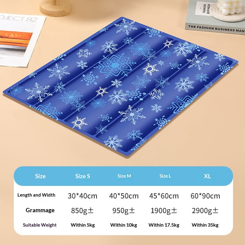 Coussin de gel de glace de refroidissement de chien