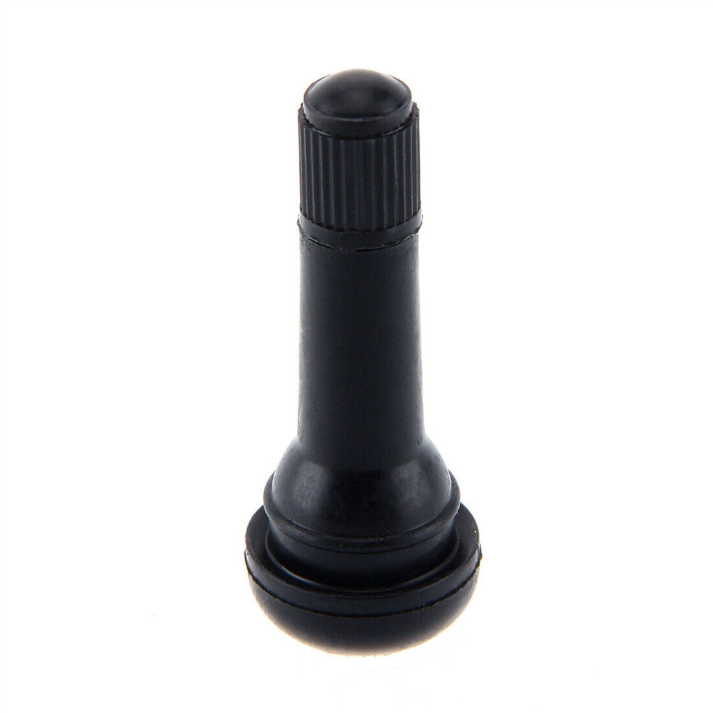 1 00 Pcs TR414 Caoutchouc Tubeless Roue Valves Universel Noir
