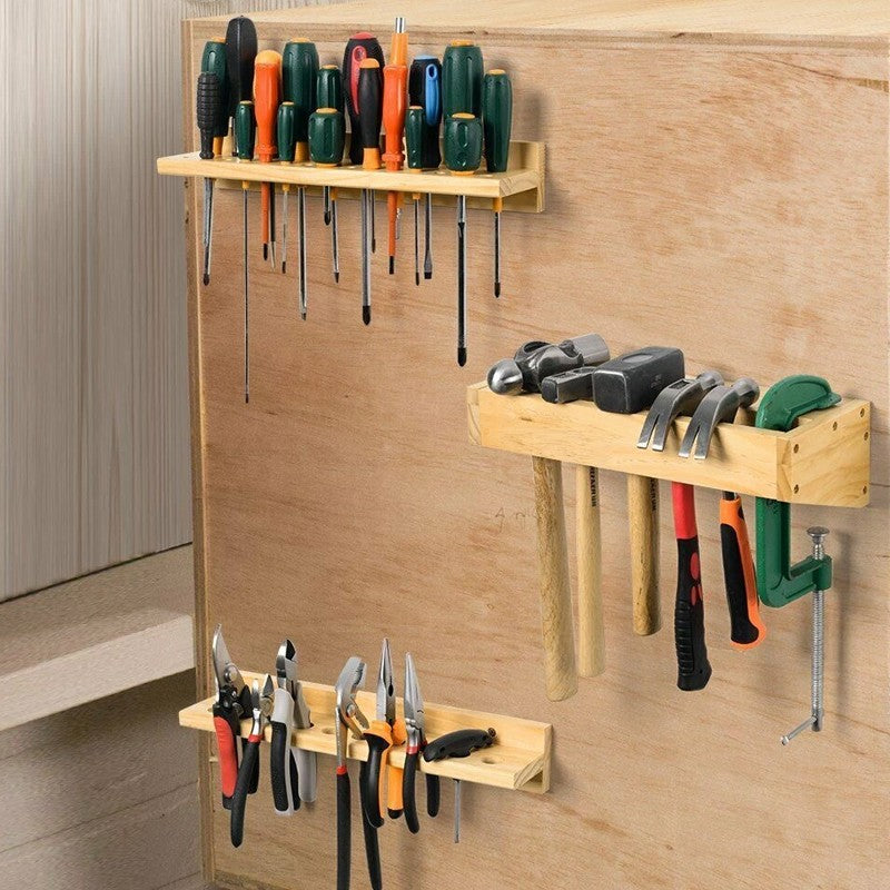 3x Support mural à tournevis Support de rangement Coffret Atelier Outil Organisateur
