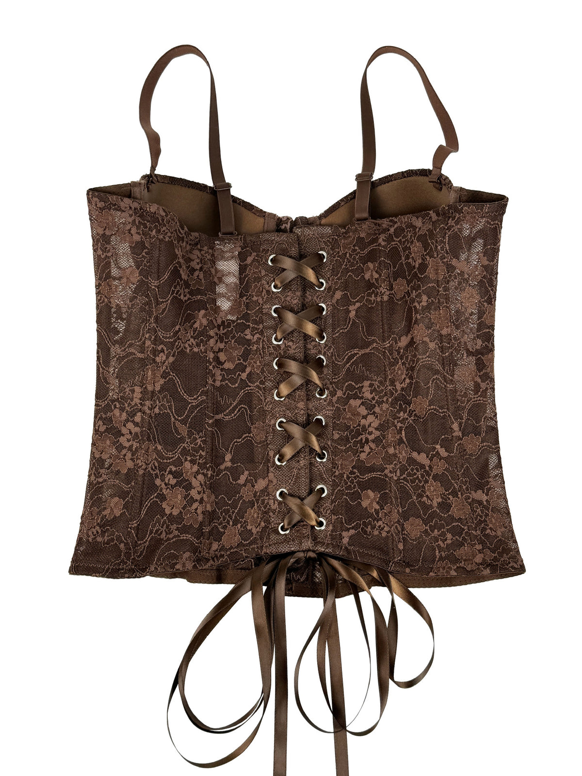 Dentelle brodée en os de poisson Corset Slimming Camisole Pure Desire Tube Top Outfit Fishbone Vers