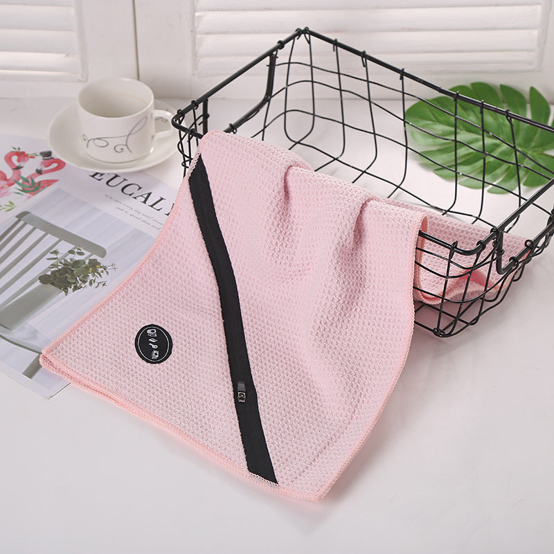 Microfibre ananas Zipper Sport serviette extérieur