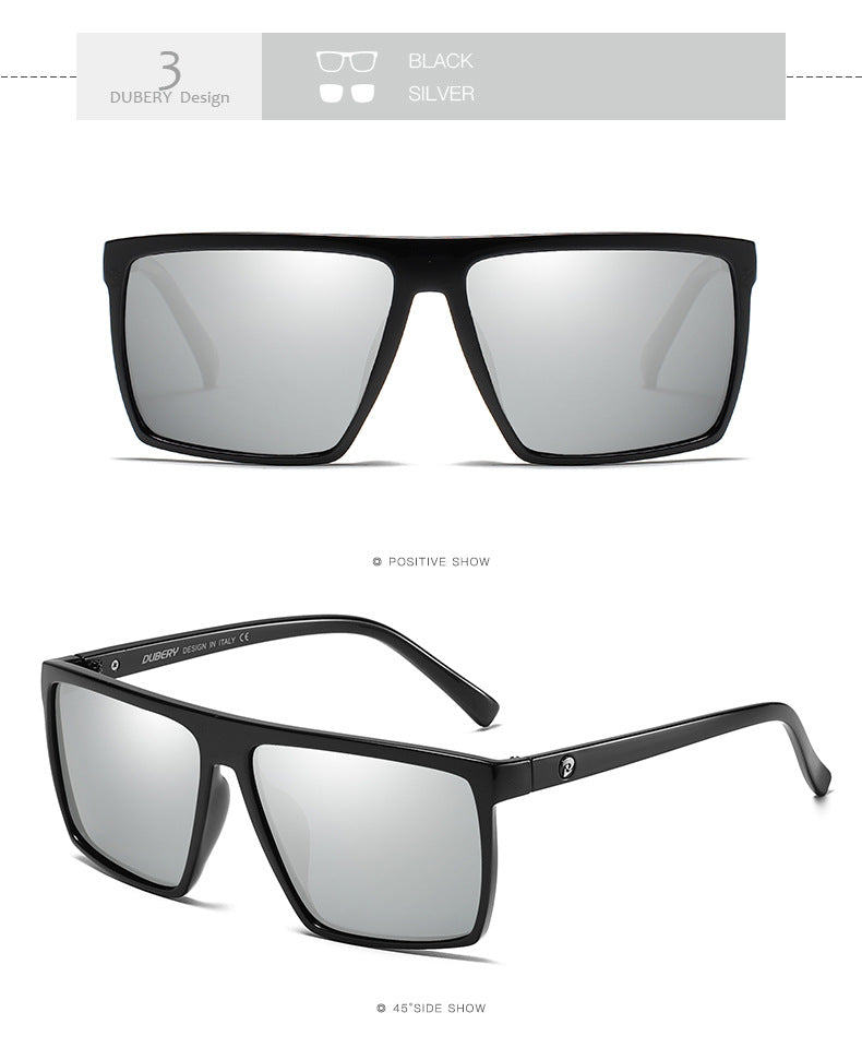 Lunettes de soleil polarisées avec revêtement en métal véritable