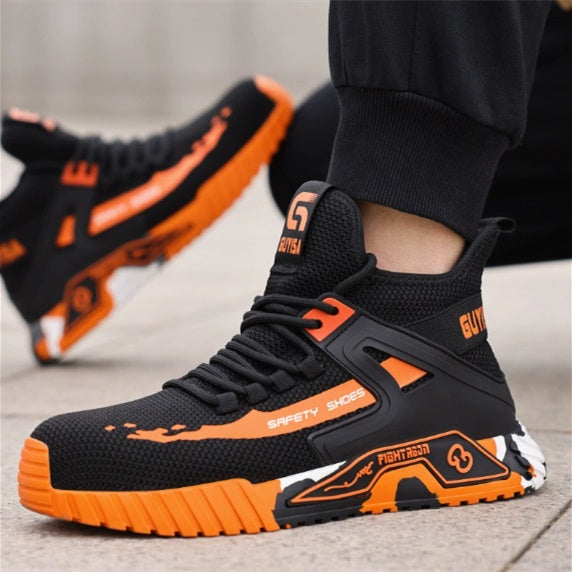 Chaussures de sécurité au travail respirant avec impact des orteils et résistance à la perforation Vêtements de travail durables Pied